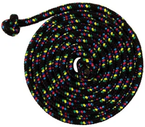 8' CONFETTI JUMP ROPE-BLACK