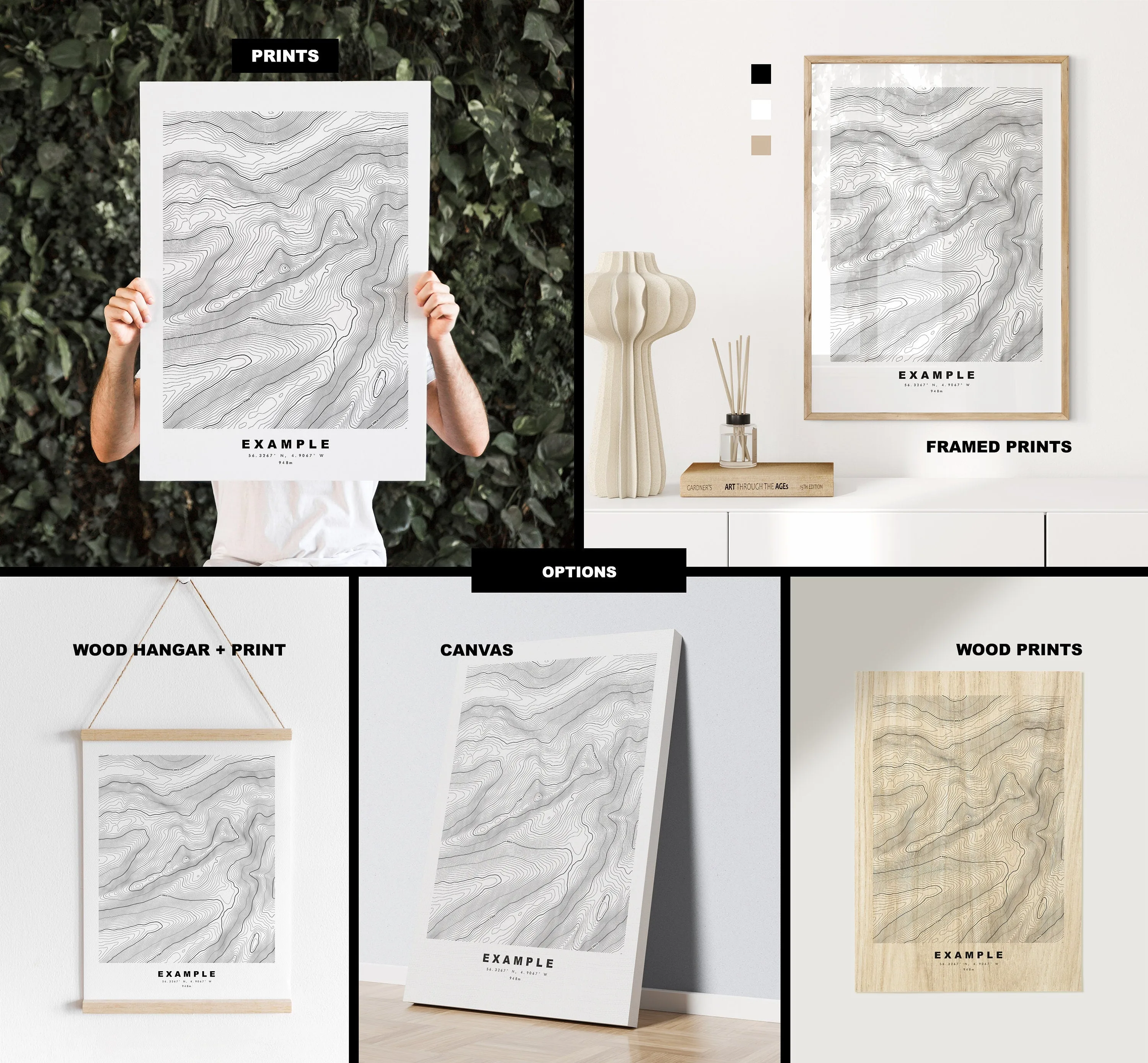 Aran Benllyn Print - Contour Map - Snowdonia - Wales - Topographic Map - Print - Poster - Wall Art -  Aran Benllyn Poster - Gift