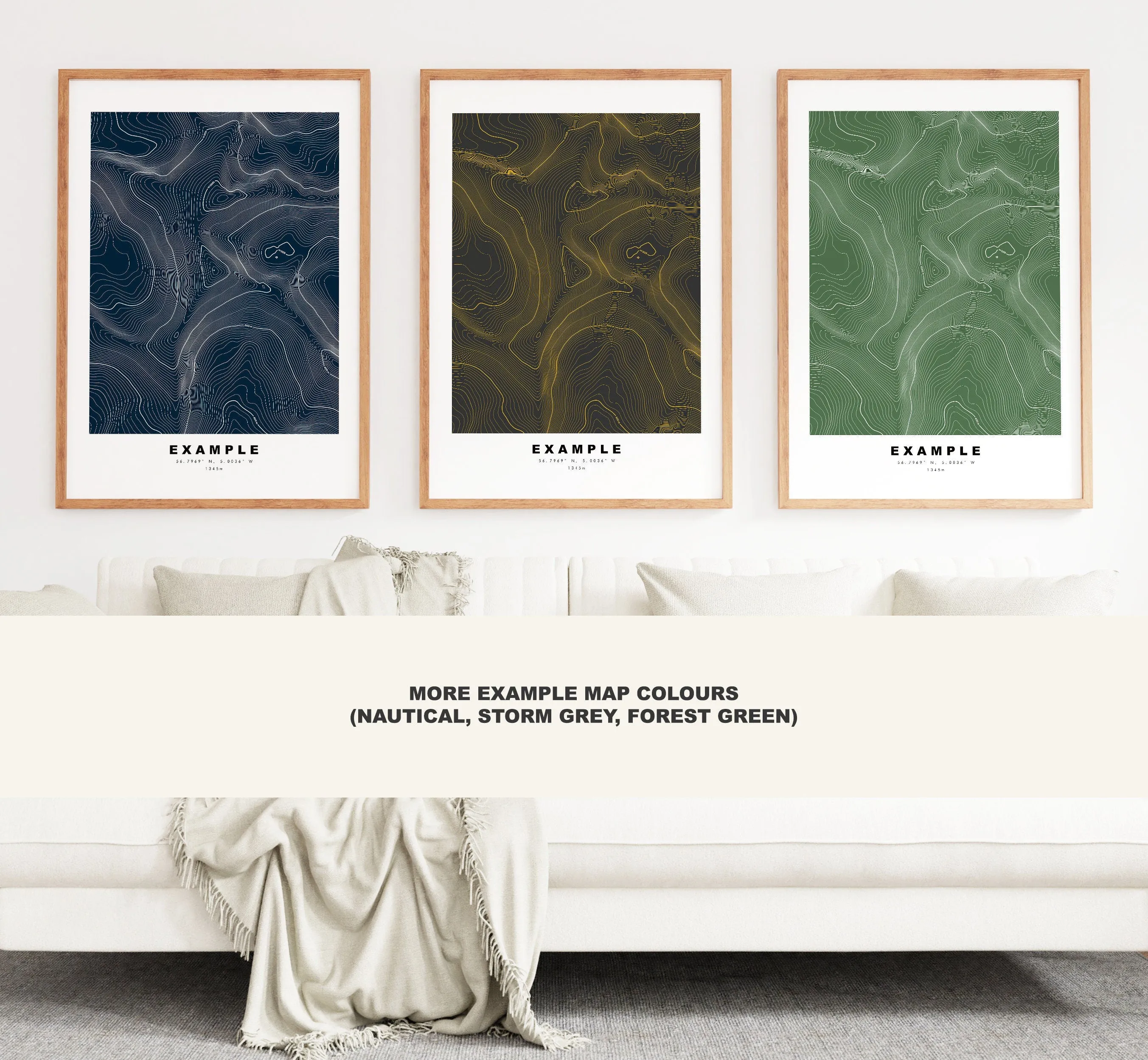 Aran Benllyn Print - Contour Map - Snowdonia - Wales - Topographic Map - Print - Poster - Wall Art -  Aran Benllyn Poster - Gift