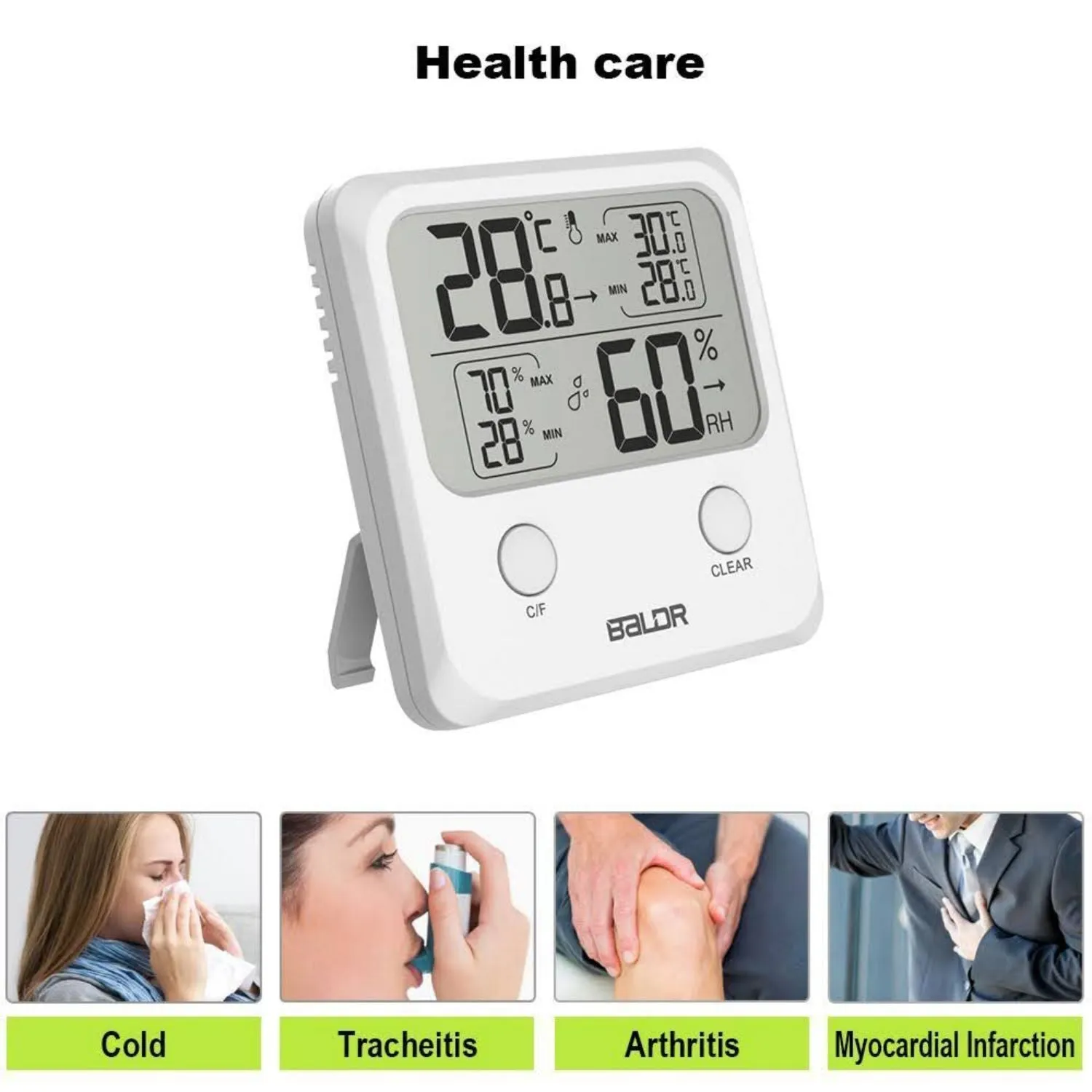 BALDR Indoor Thermometer