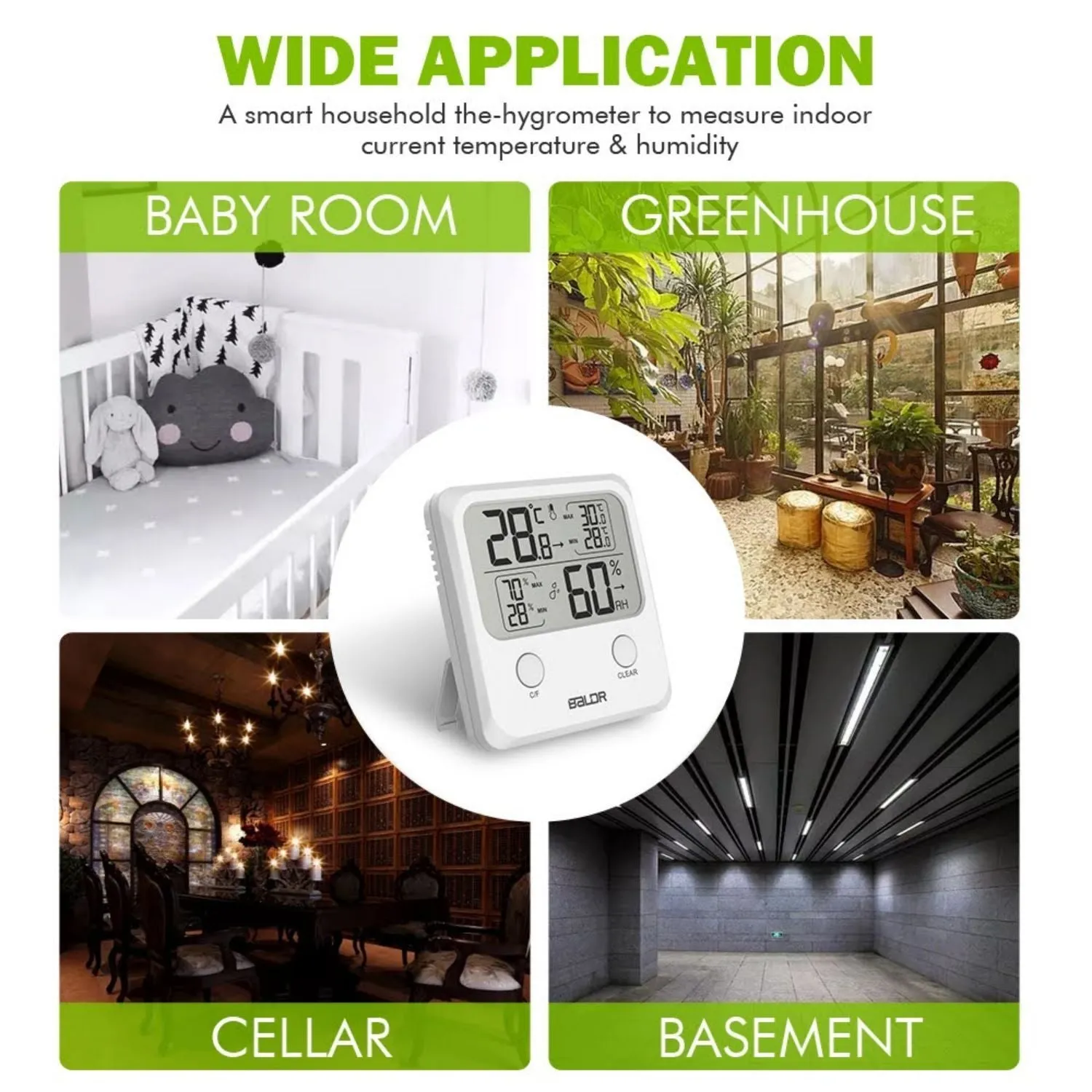 BALDR Indoor Thermometer