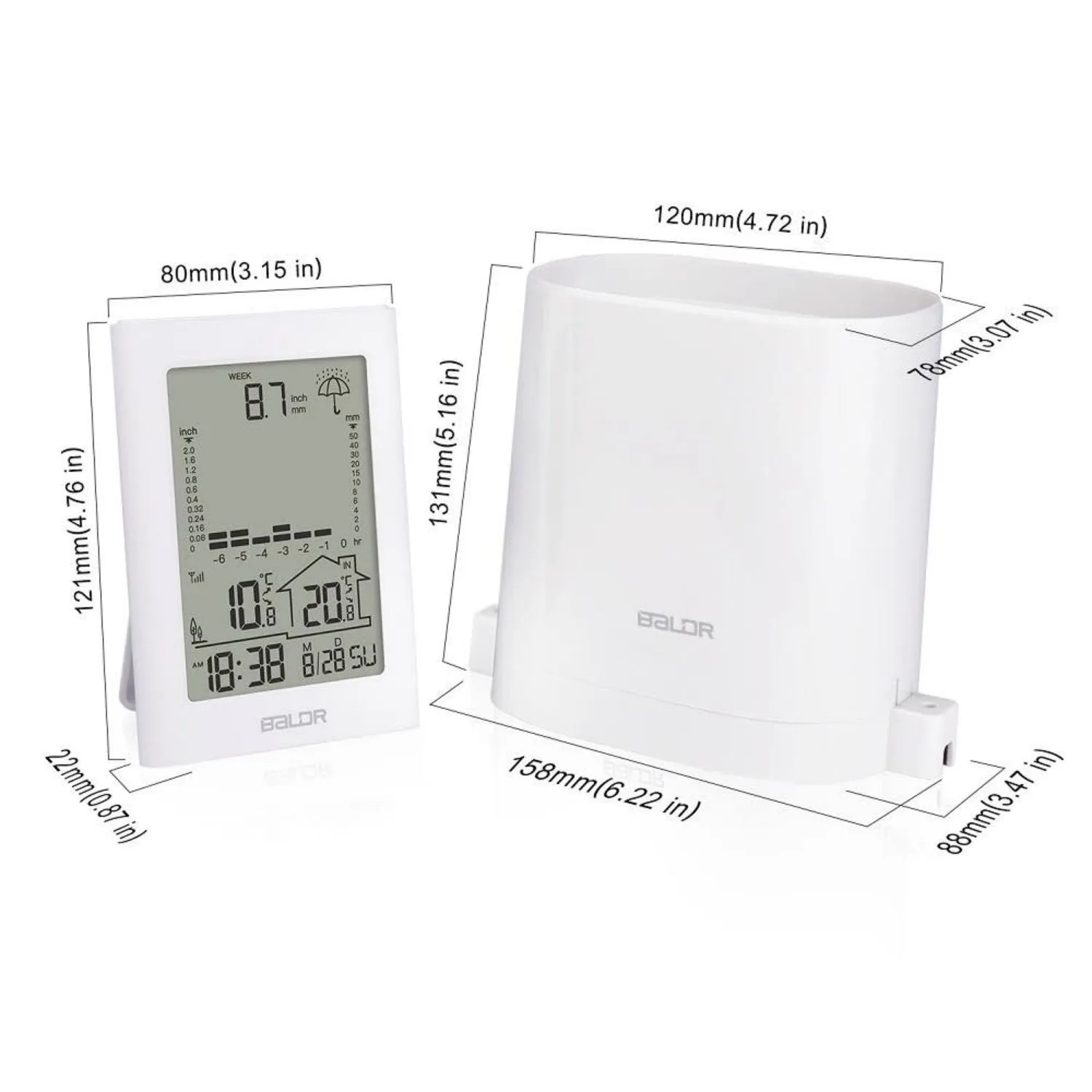 BALDR Indoor/Outdoor Wireless Digital Weather Station