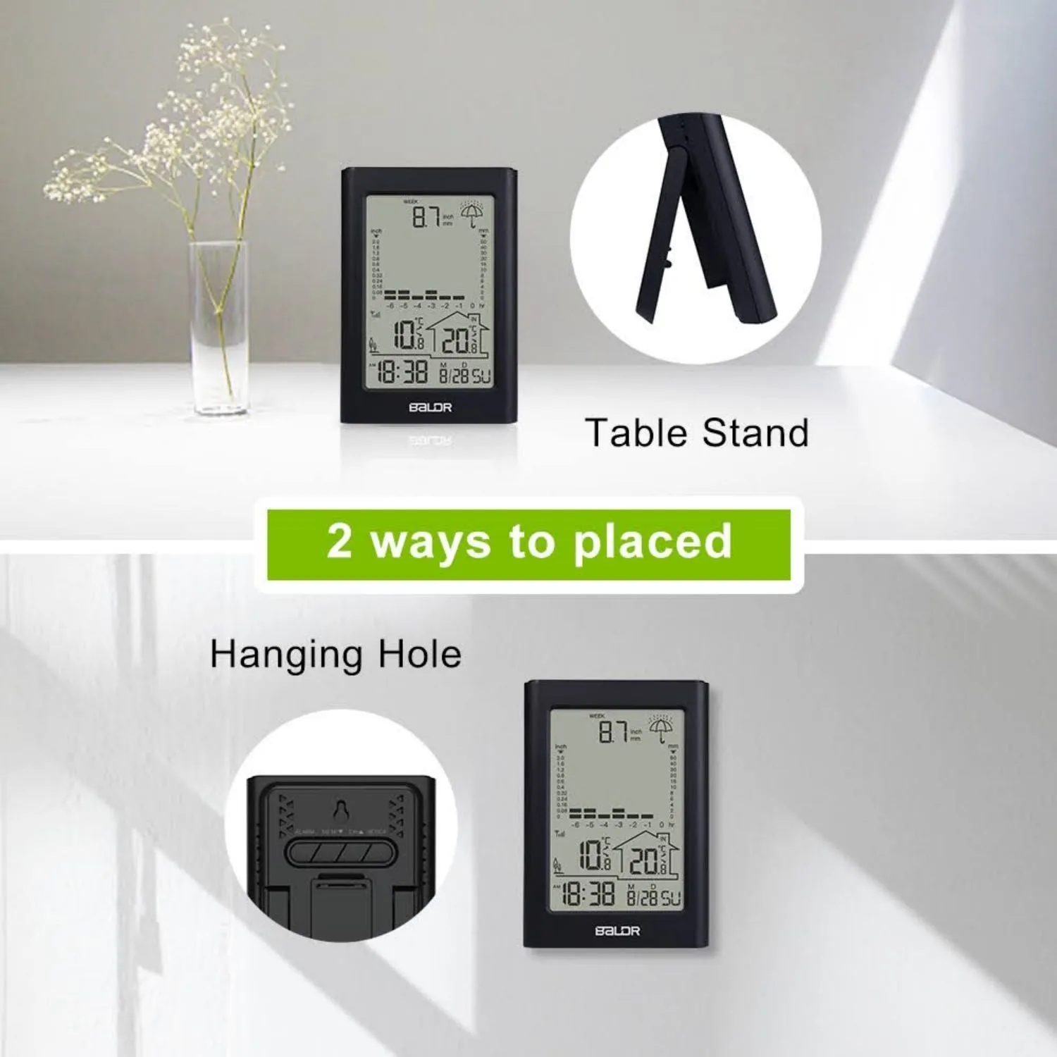 BALDR Indoor/Outdoor Wireless Digital Weather Station