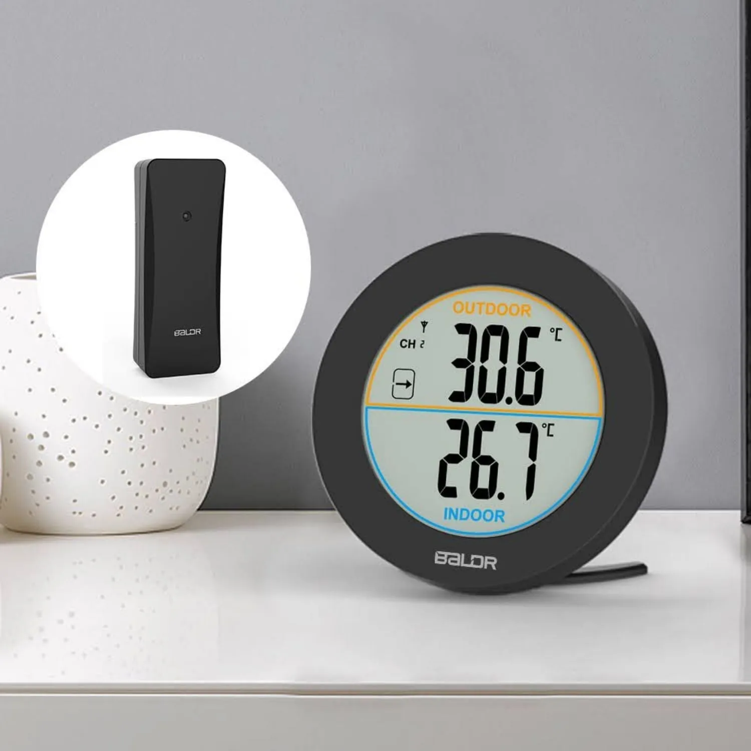 BALDR Indoor/Outdoor Wireless Thermometer