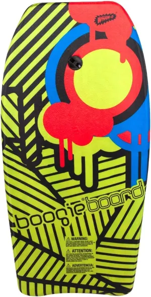BoogieBoard 37 Bodyboard - Durable, Light Weight - Phuzion Core - PE Deck - Fiberclad Bottom - Crescent Tail - Includes Wrist Leash, Perfect for Beginners