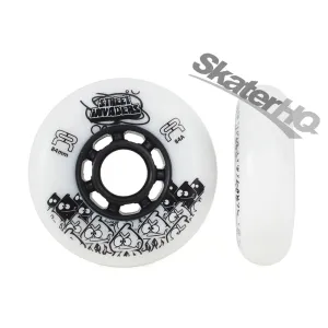 FR Street Invader 84mm 84a 4pk - White
