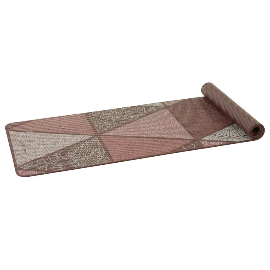 Gaiam Performance Premium Support 6mm Yoga Mat - Seaglass Maroon
