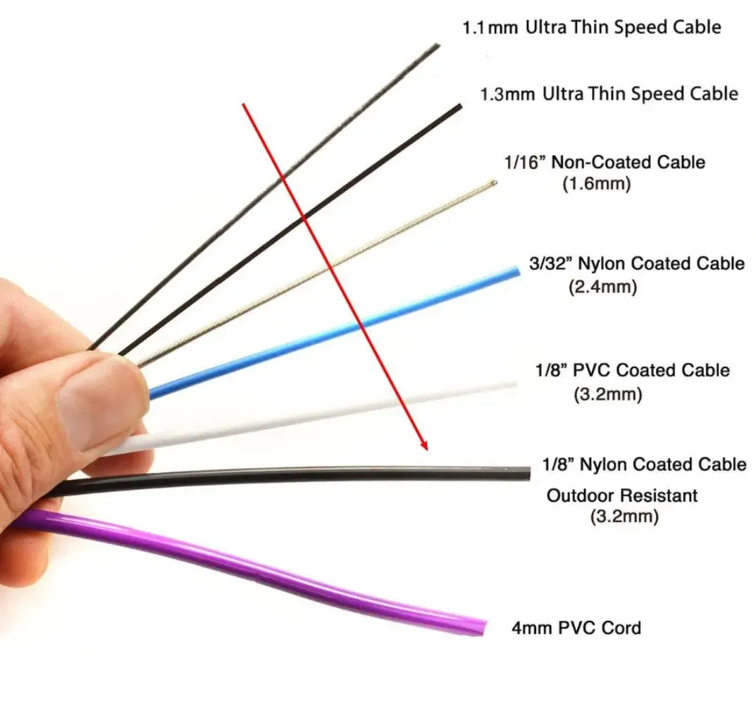 Heavy (Outdoor) Speed Cable - 3.2mm