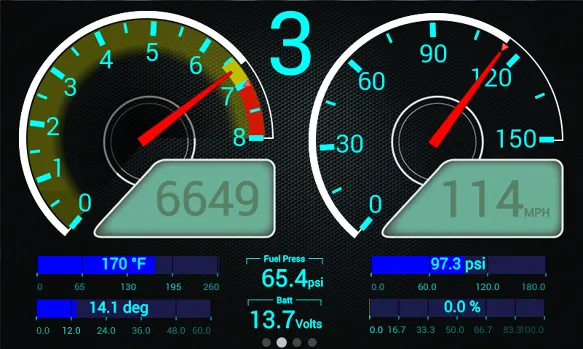 Holley 7" Digital Dash Compatible with Holley EFI, Sniper EFI, and Terminator X
