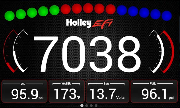 Holley 7" Digital Dash Compatible with Holley EFI, Sniper EFI, and Terminator X