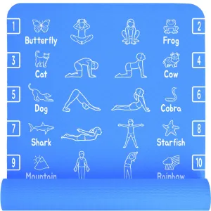 Kids Yoga Mat - Blue