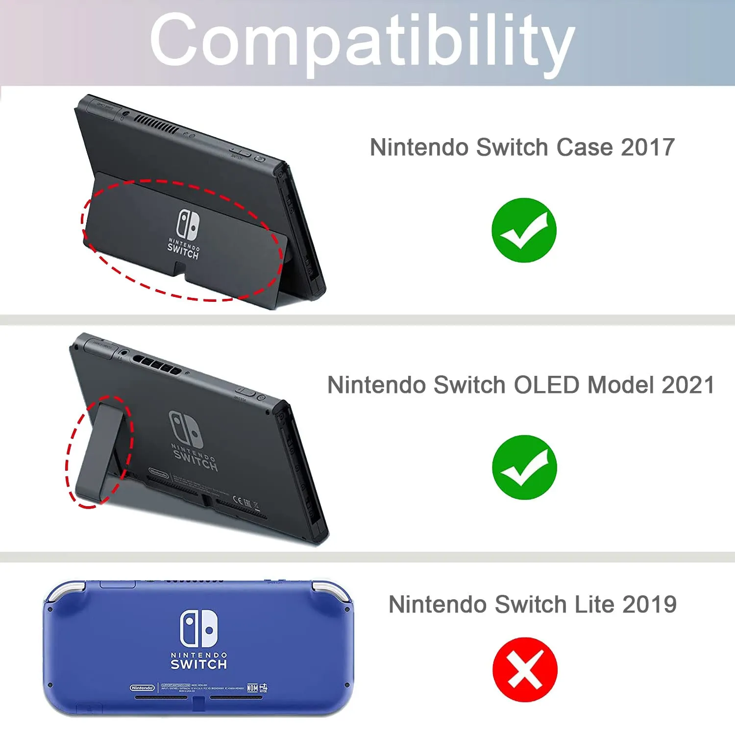 Lalumix Nintendo Switch Case OLED Model, Nintendo Switch Case for Girls Boys with 16 Game Card Slots Travel Bag Shockproof Shell Hard Cover for Switch Console Joy-Con & Accessories, Blue Galaxy