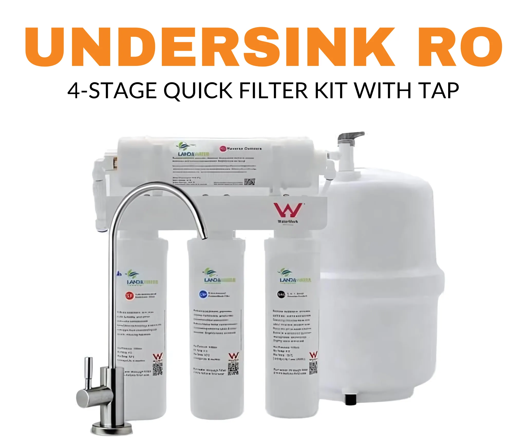 Land & Water 5-Stage Reverse Osmosis RO Undersink Water Filtration Kit (675 LPD)