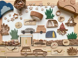 Let's Go Camping Bio Dough Cutter