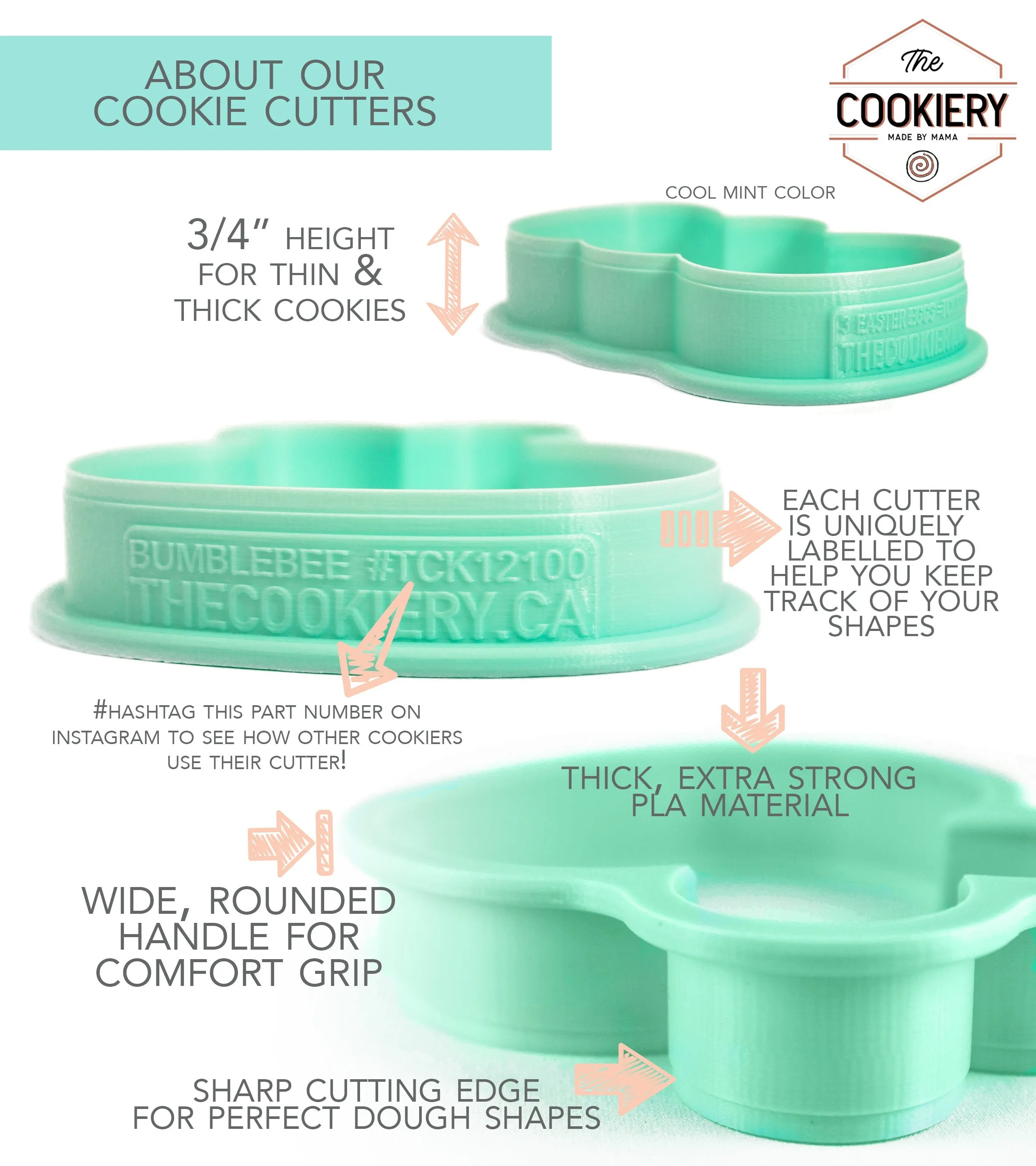 Moose Cookie Cutter - Camping Cookie Cutter - 3D Printed Cookie Cutter - TCK89164