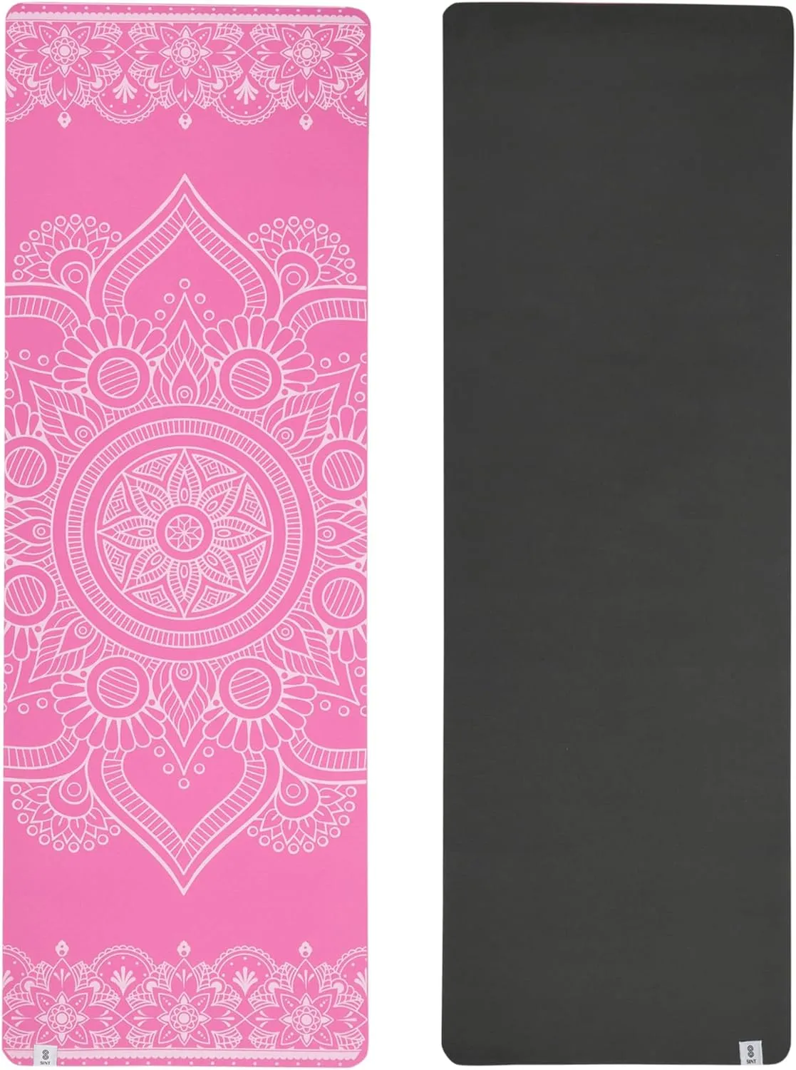 Premium 6mm Print Reversible Yoga Mat- Mandala Bloom