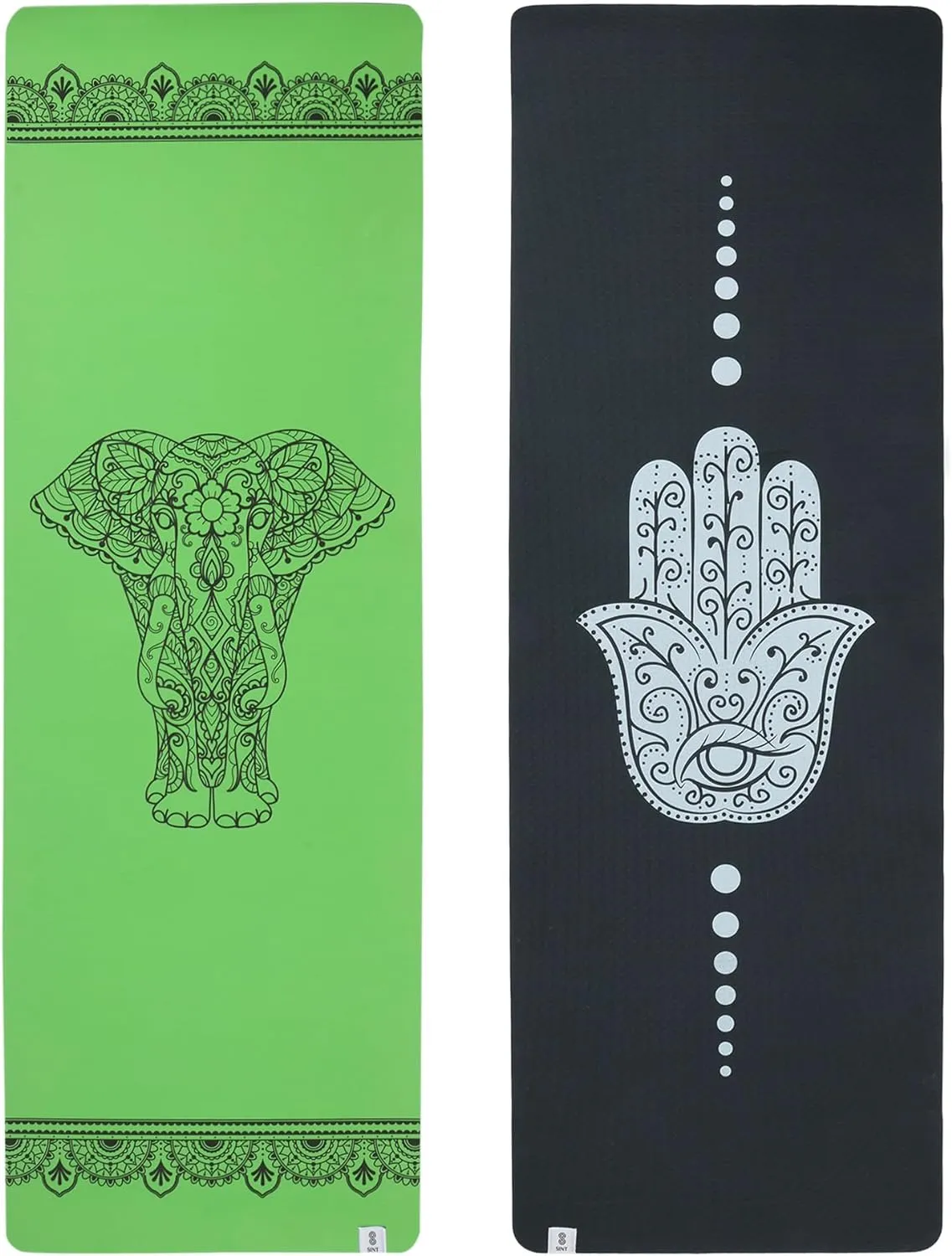 Premium 6mm Print Reversible Yoga Mat- Tranquil Tusk