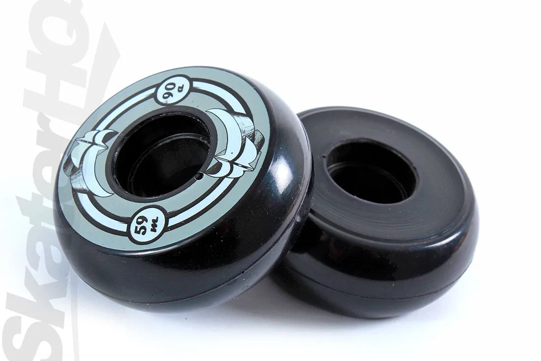 Razors 3D Wheels 59mm/90A 4pk Black
