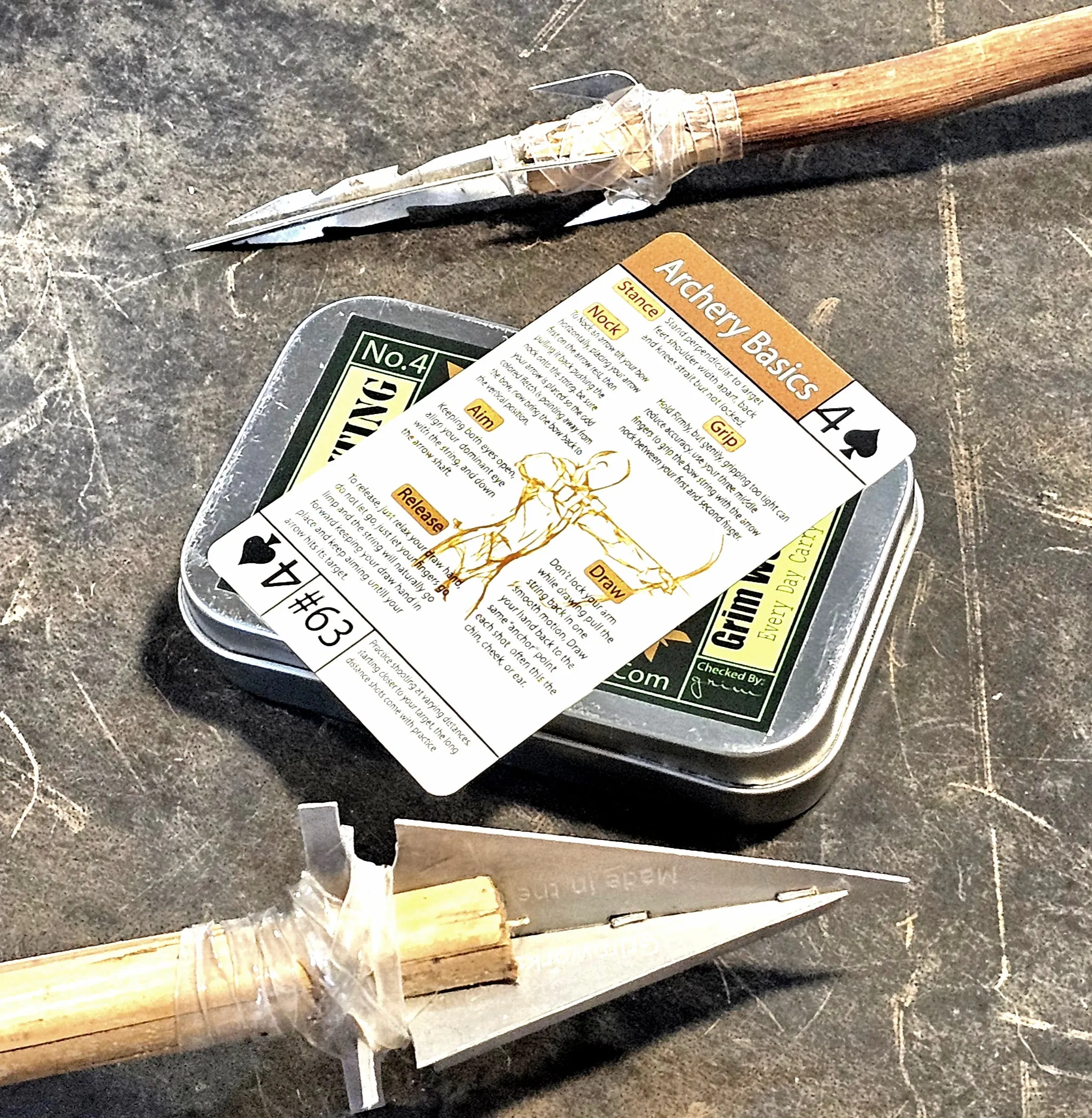 Tip Card #63 Archery Basics : Basic Archery Form Tips and Tricks