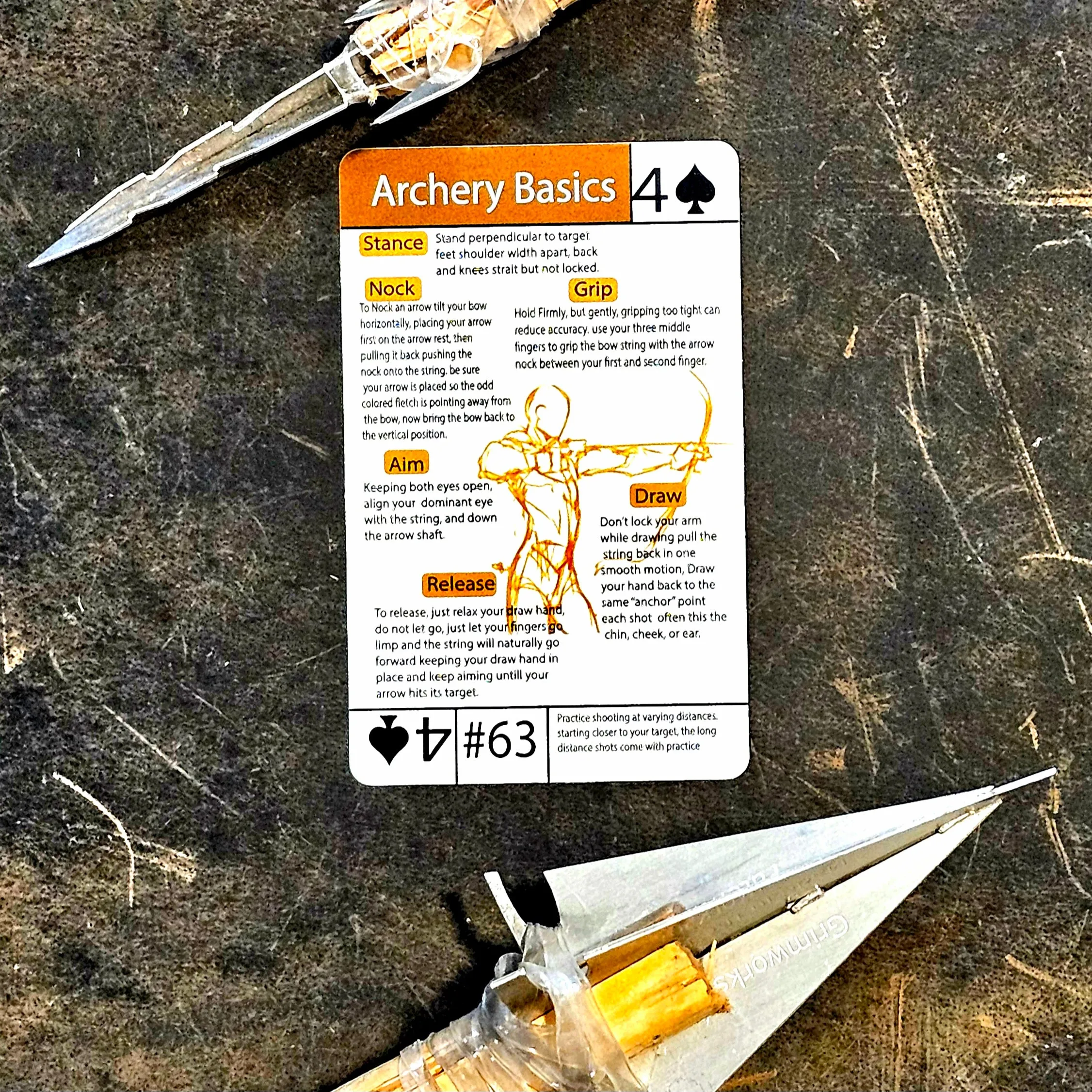 Tip Card #63 Archery Basics : Basic Archery Form Tips and Tricks