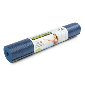 Warrior II Yoga Mat - Dark Blue
